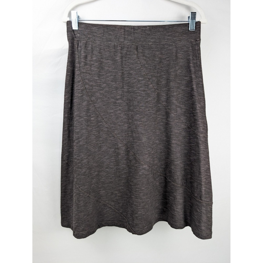 Horny Toad Chaka Midi Skirt Size S Brown Organic Cotton Granola Hike Athleisure - Picture 6 of 7